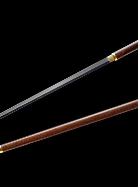 唐横刀素装一体刀剑T10钢覆土