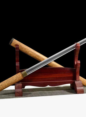 素装唐横刀高锰钢一体镇宅宝剑