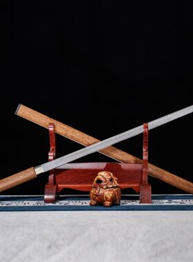龙泉市刀剑一体花纹钢素装居合