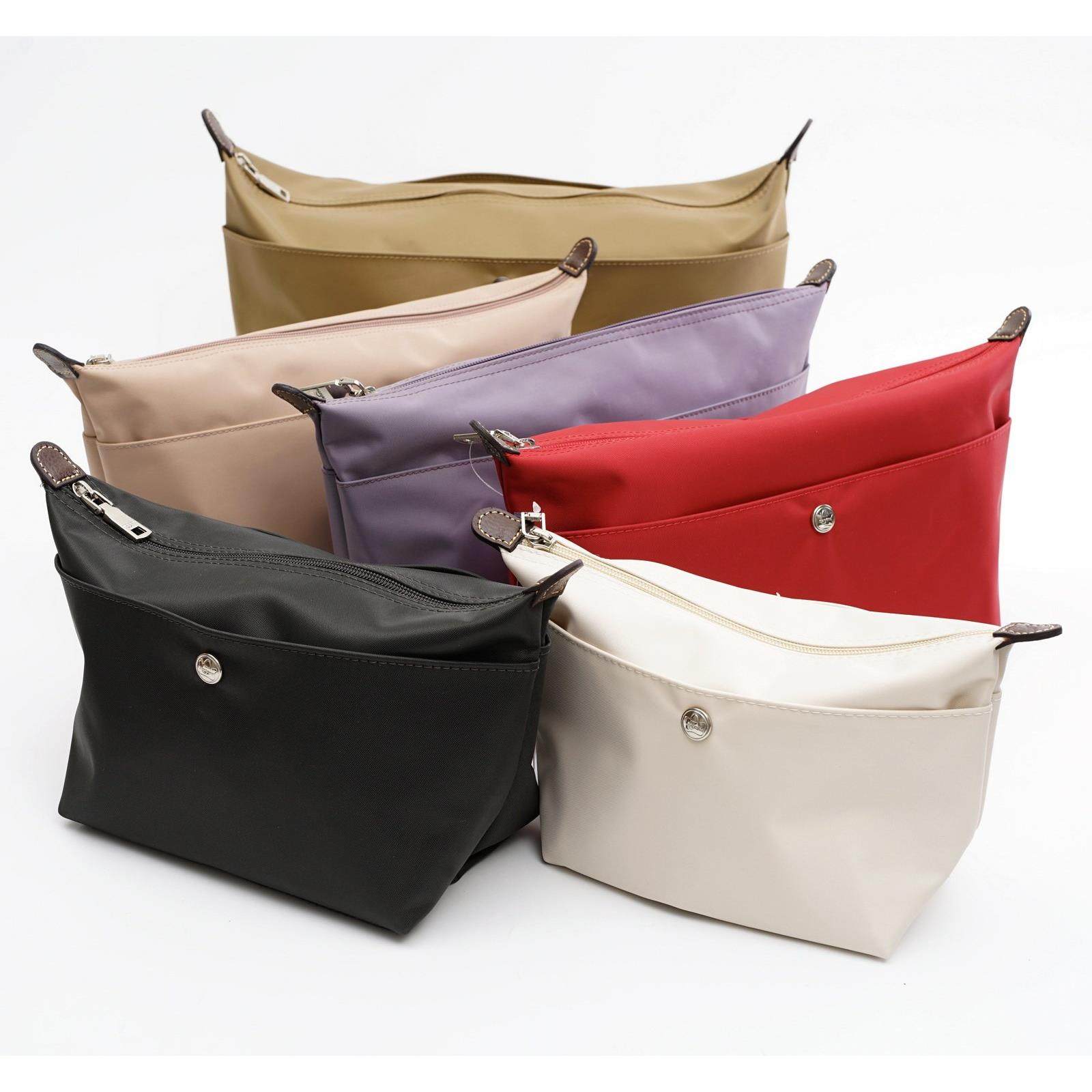 麦洁娜升级内里收纳包通勤包中包尼龙水饺包洗漱包适用LONGCHAMP