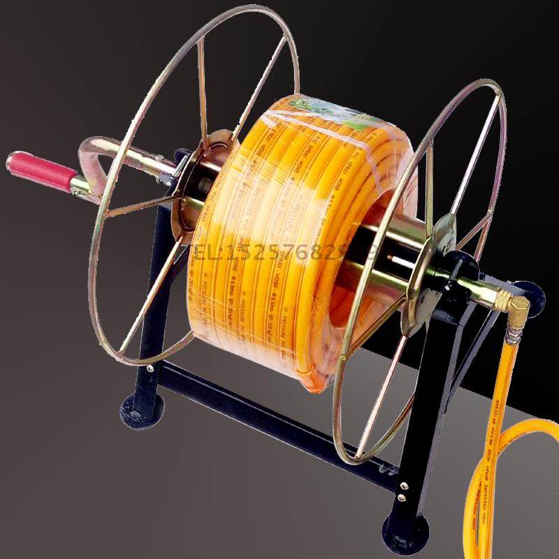 果园喷雾机喷药机配件高压皮管绕管架收管器盘管盘线 线卷管卷线