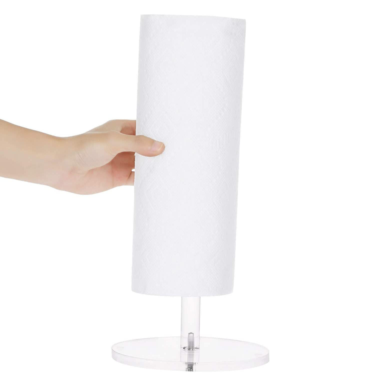 亚克力厨房家用纸巾支架厨房抽纸架保鲜膜收纳架甜甜圈支架