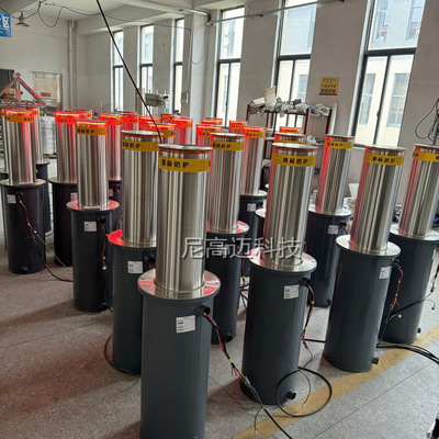 NGM厂家现货自动升降车档不锈钢成品发光液压护柱学校小区路障桩