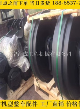 卡挖机336D引导轮449-2293 /挖机原厂引导轮_，工程机械四轮一带