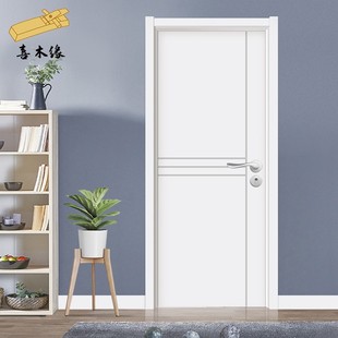 室内门套装 隔音卧室门现代简约房间木门家用厂家批发