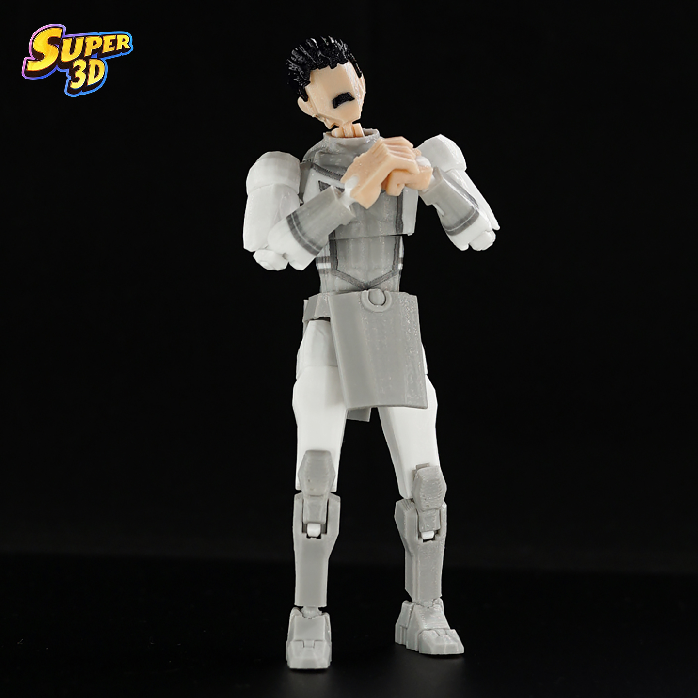 3D打印多关节超可动人偶玩具