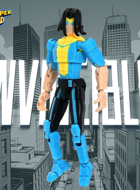 3D打印多关节超可动人偶玩具长发无-敌变种配色手办模型成品摆件