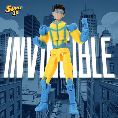 3D打印多关节可动手办模型