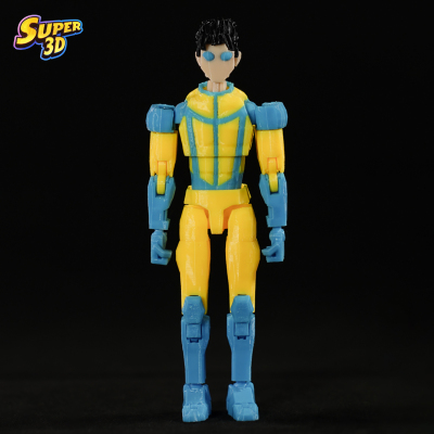 3D打印多关节可动手办模型