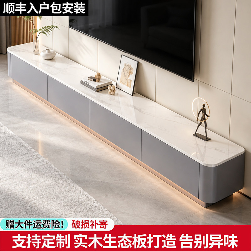 电视柜客厅2026新款烤漆地柜图片
