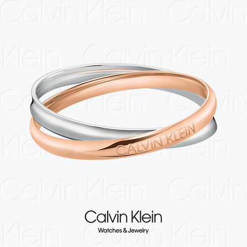 CalvinKlein双色双圈手镯
