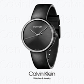 2021 TOP CALVIN WATCH KLEIN CLEAR KBL234C1 CK情侣圆圆表