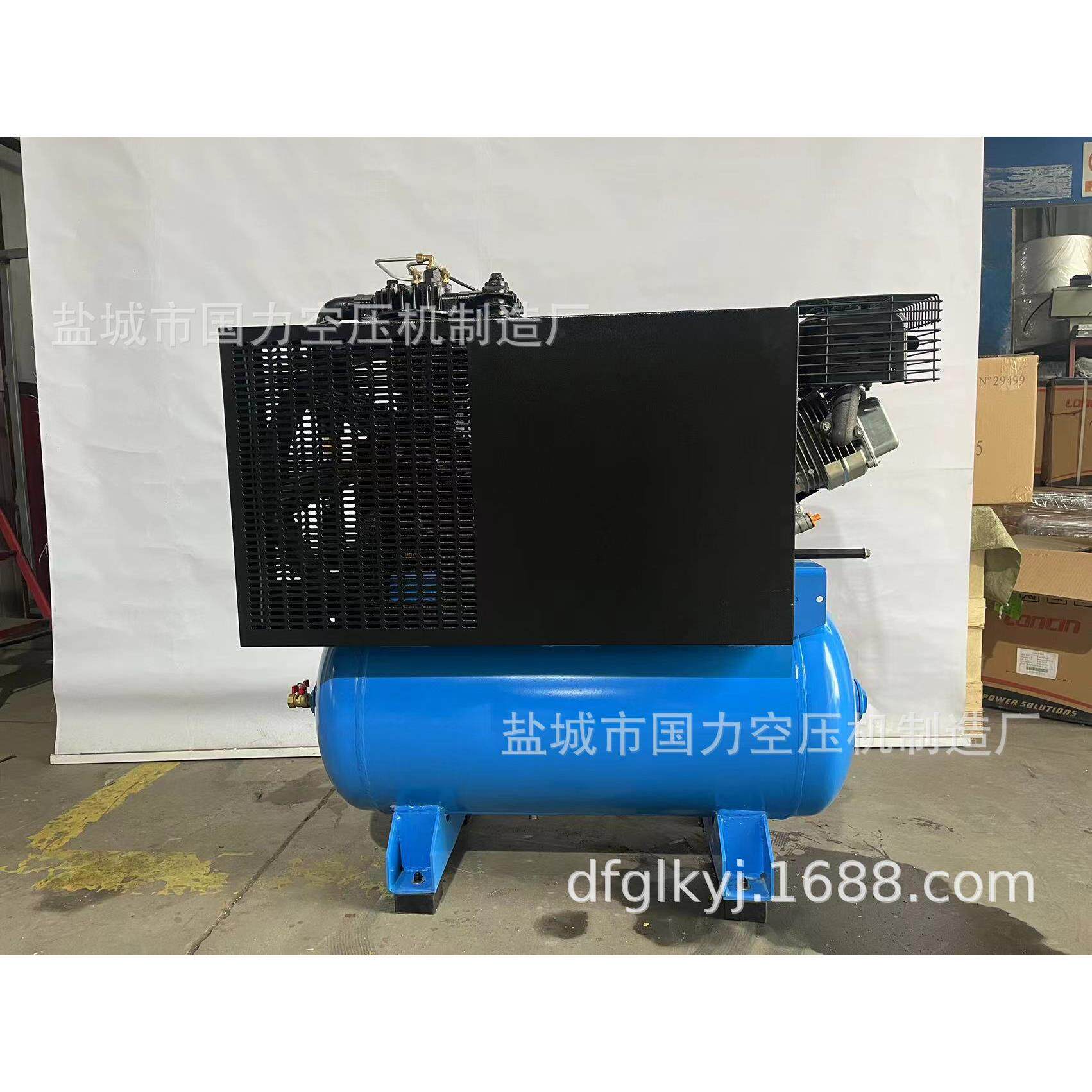 活塞汽油皮带空气压缩机含EPA30加仑180PSI阿斯米安全阀22CFM