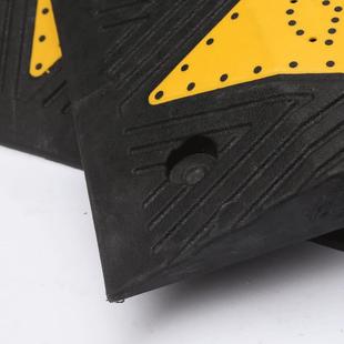 塑胶减速带 承重2速00吨强高减速带 路口橡胶减带 缓速带减速坡
