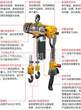 【正品】美国IR英格索兰 CLK气动葫芦CL250K-2C10-C6U 吊装平衡吊