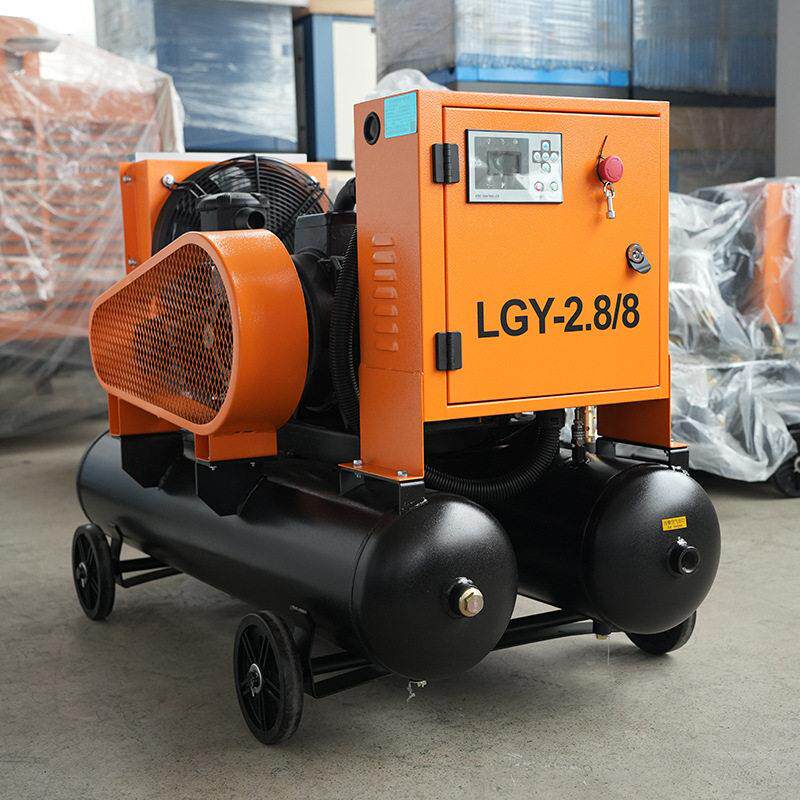 螺杆空压机开山LGY2.8皮带连可移动双气螺杆机道路施工气镐专用