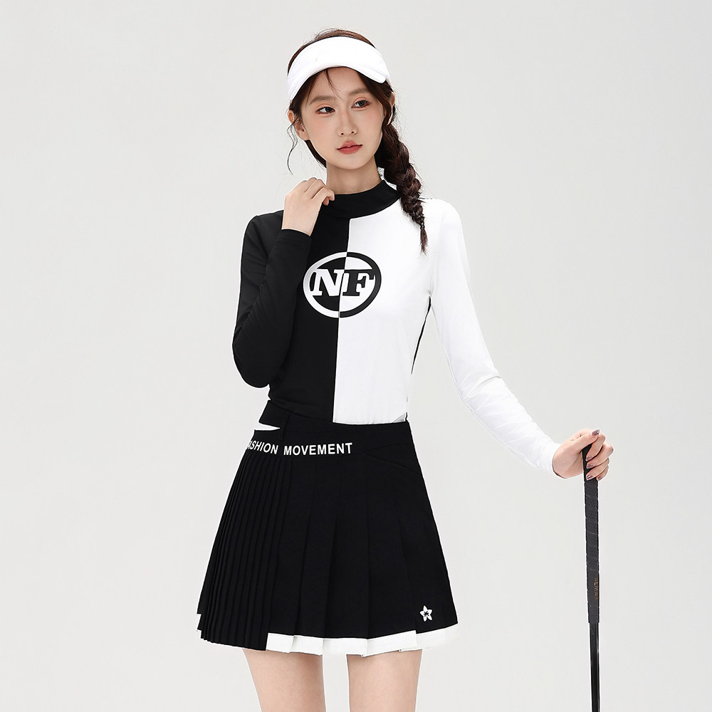 Niefle秋冬女款时尚立领长袖套装