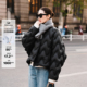 冬季 知喜ziJoy 黑色百搭保暖波浪纹轻量感泡芙云朵感羽绒服女