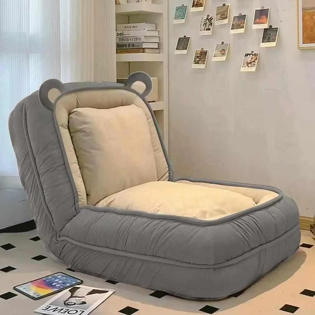 人类狗窝可躺可睡卧室折叠沙榻阳台发床单人榻米休闲躺椅懒新品