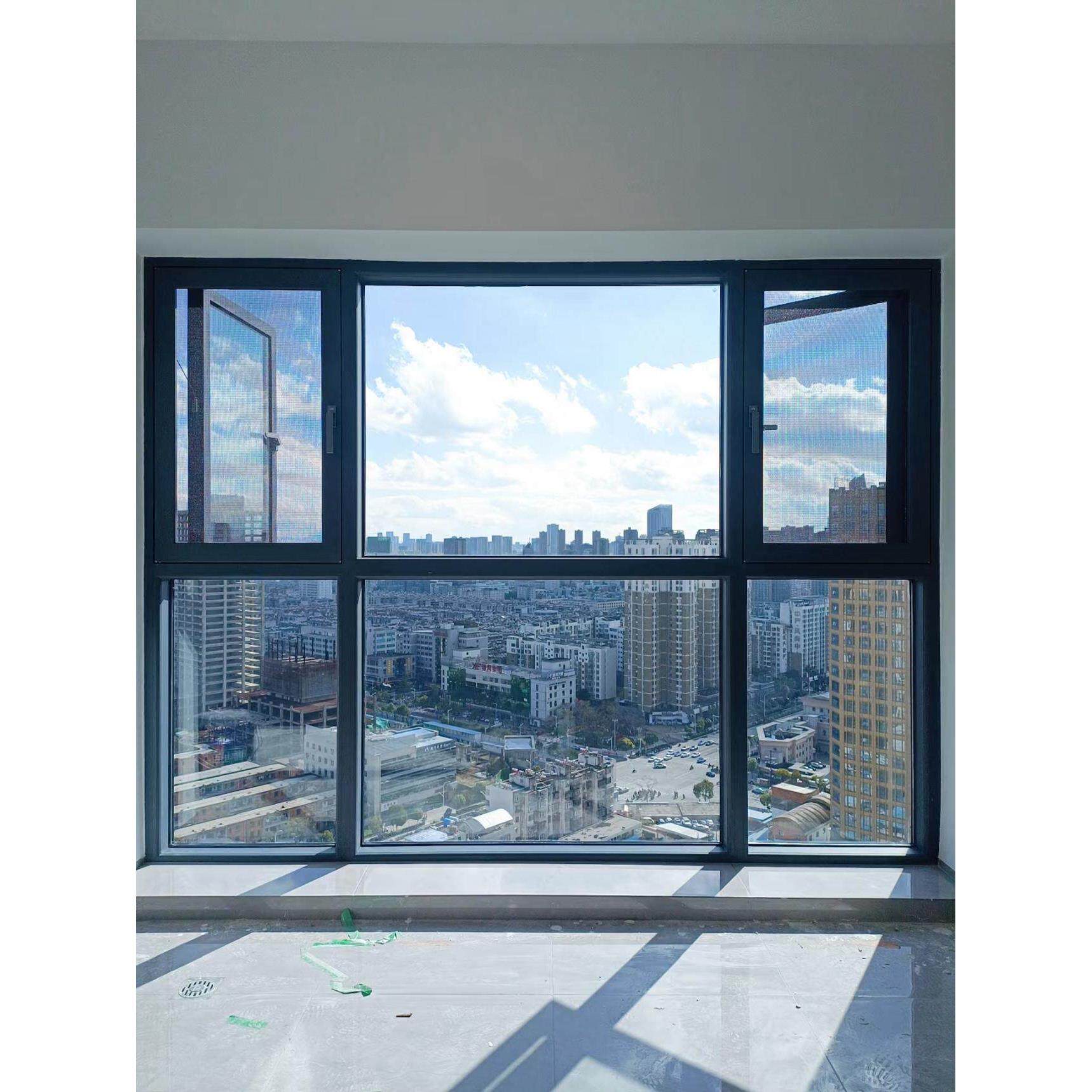 苏州断桥铝门窗封阳台推拉窗平开隔音玻璃系统窗户阳光房定制