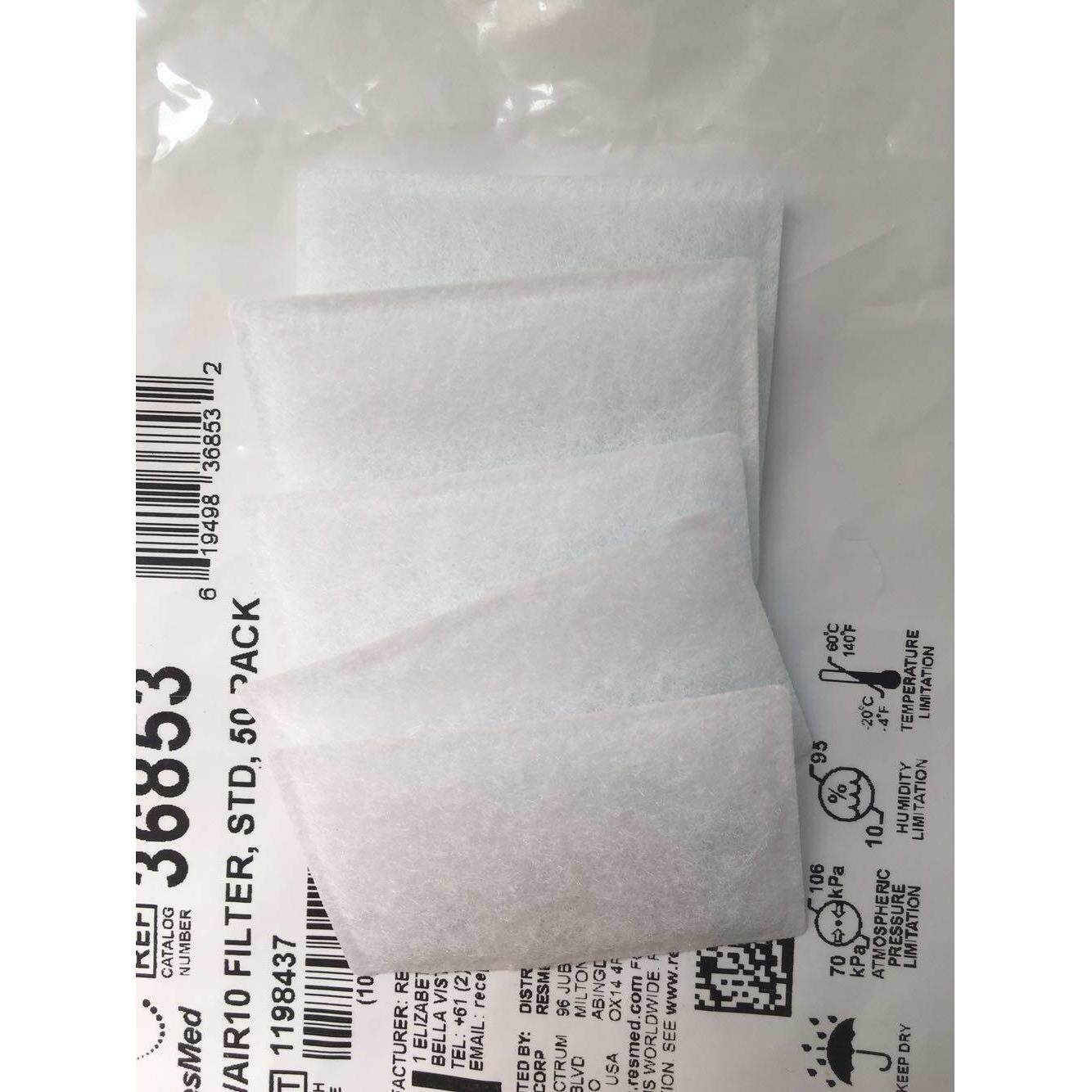 瑞斯迈S9/S10系列呼吸机优质空气过滤器棉过滤膜25片