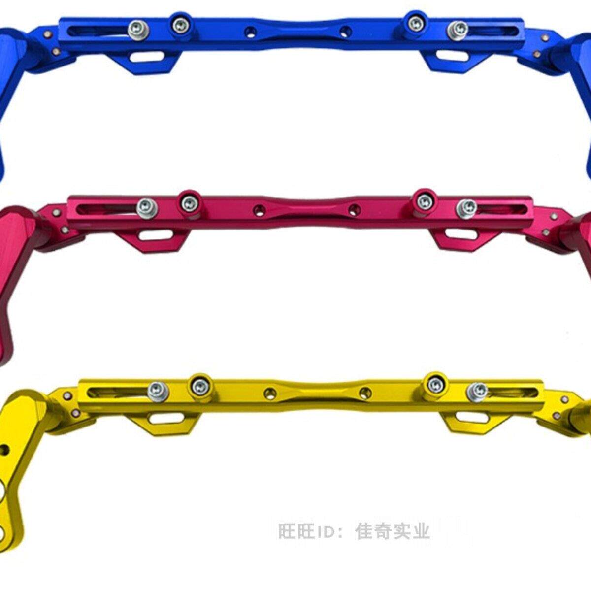 摩托车铝合金平衡杆电动车多功能龙头手机支架踏板车外卖扩展横杆