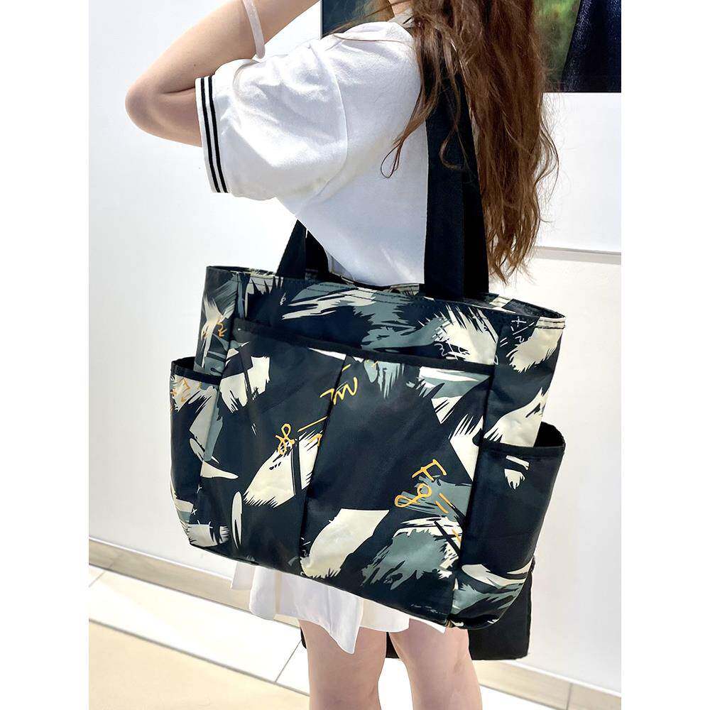 新款帆布女包防水牛津布手提单肩包母婴包大号妈咪包休闲上课通勤