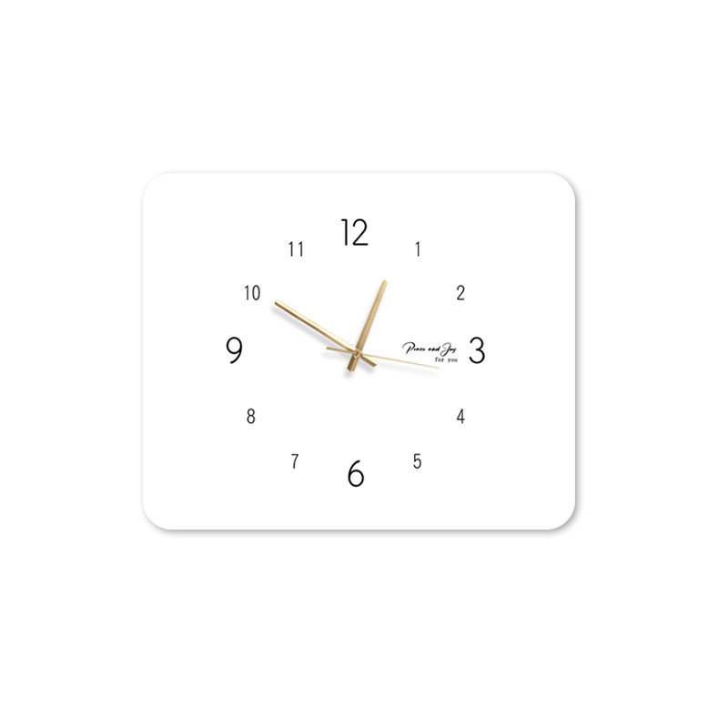 电表箱装饰画带钟表简约配电箱弱电闸遮挡万年历电子钟挂画免打孔