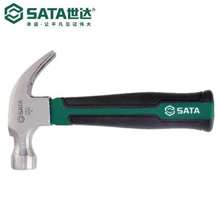 Sata/世达五金工具敲击玻璃纤维短柄羊角锤0.5磅92309锤子