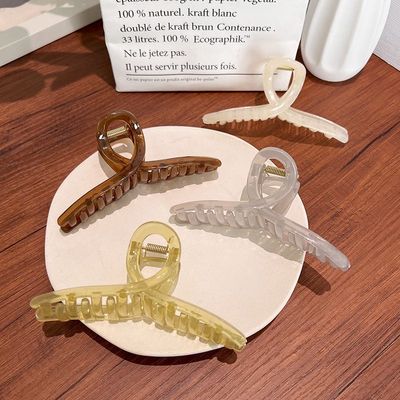 11cm飘带抓夹大号简约优雅