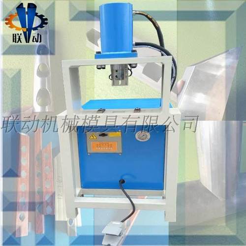 幕墙铝材冲椭圆孔压块冲孔铁艺管扶手冲坡口机圆管磨口镀锌管冲圆