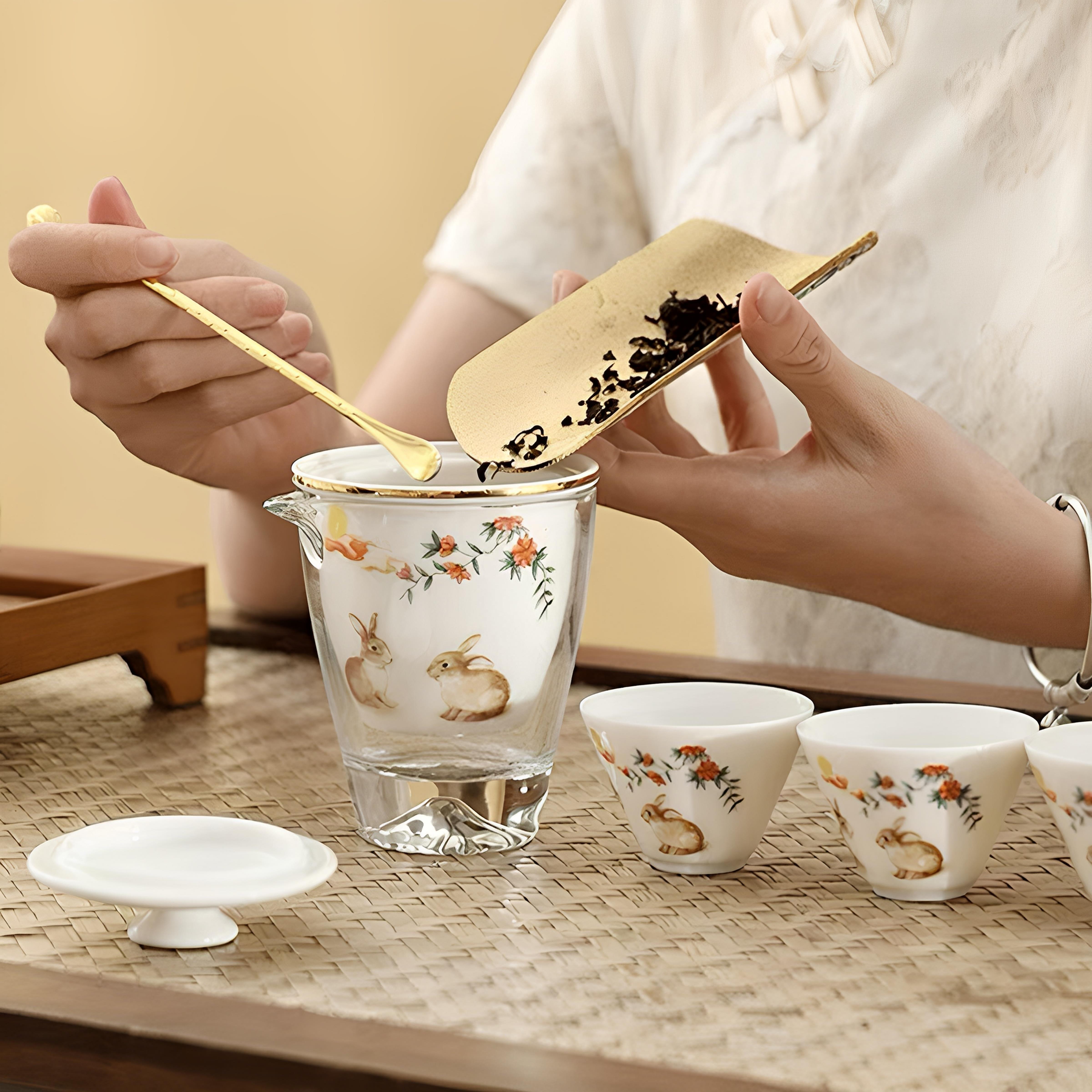 羊脂玉瓷旅行茶具套组户外随身可携式快客杯家用简约一壶三杯带滤