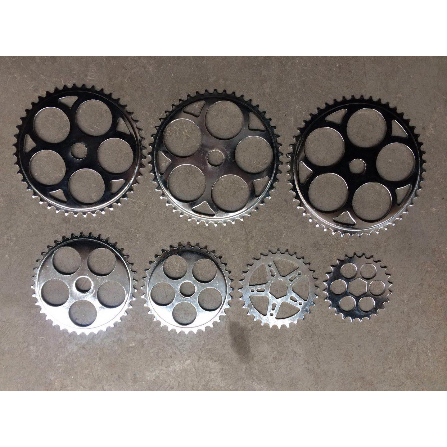 自行车牙盘圆孔36齿/48齿牙盘24炼条盘44单片32无曲柄28车 大炼轮