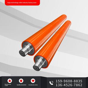 定制聚氨酯橡胶滚轮无动力涂胶滚轮轴承滚轮耐磨耐高温橡胶滚轮Pu