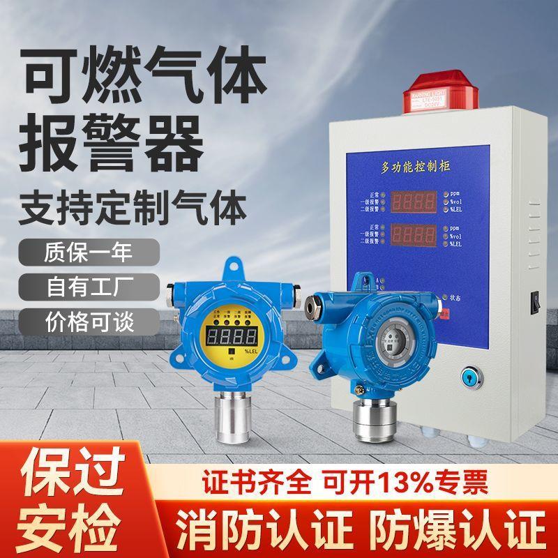 工业可燃气体探测报警器氧气一氧化碳氯气氢气浓度商用气体检测仪