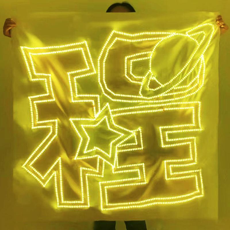 丁程鑫灯牌时代少年团应援灯牌团购定制超薄网纱贴片软灯牌定制