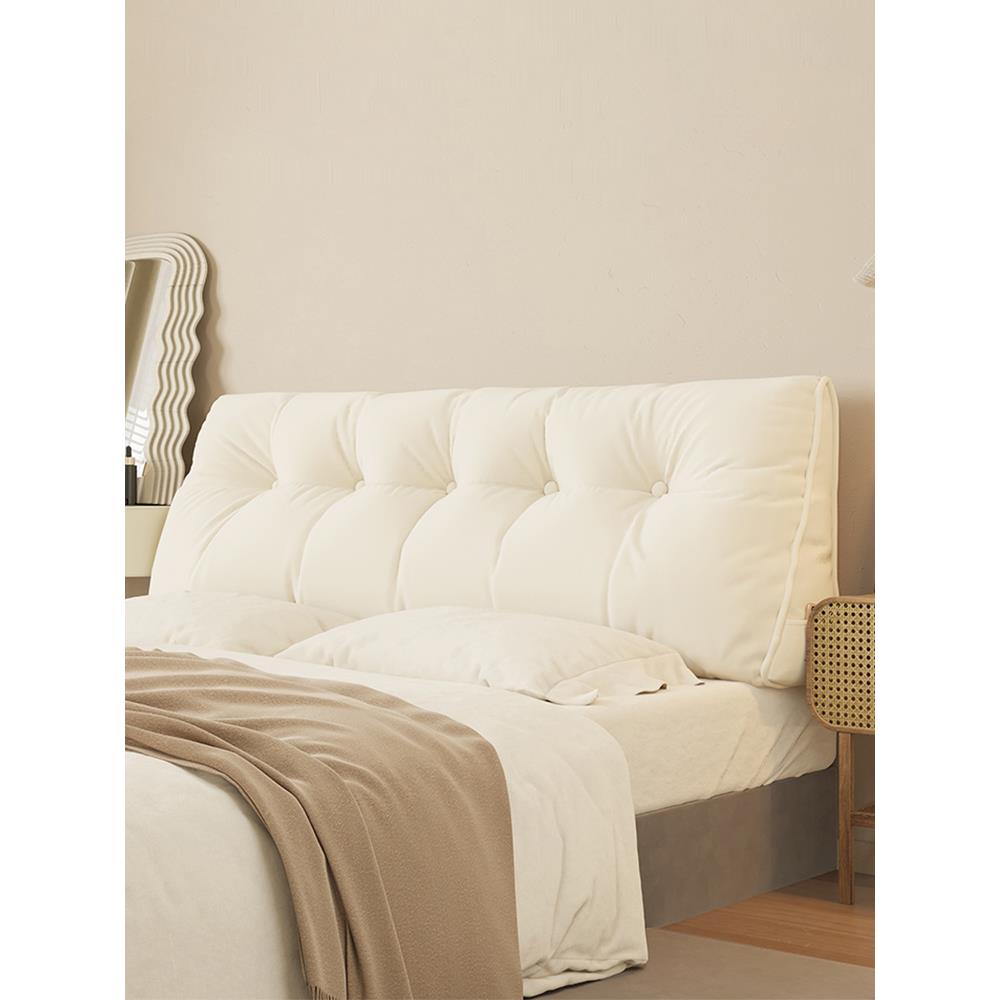 三角无床头软包靠枕沙发床靠背垫2024新款榻榻米床上大靠背可拆洗