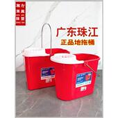 头塑料加厚地板拖把桶家用红色拖把桶拖把桶手压挤压桶清洁桶拖把