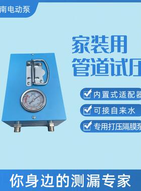 打压泵手提式手动电动试压泵PPR水管打压机测压机地暖泵测漏水用