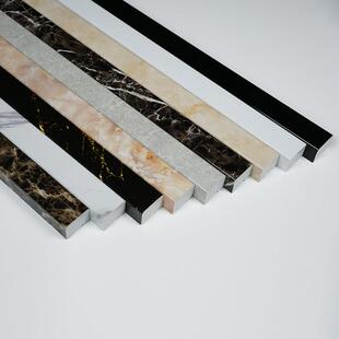 防水条化妆室门口浴室柜台面门槛基石实心pvc隔断石基极窄挡水条