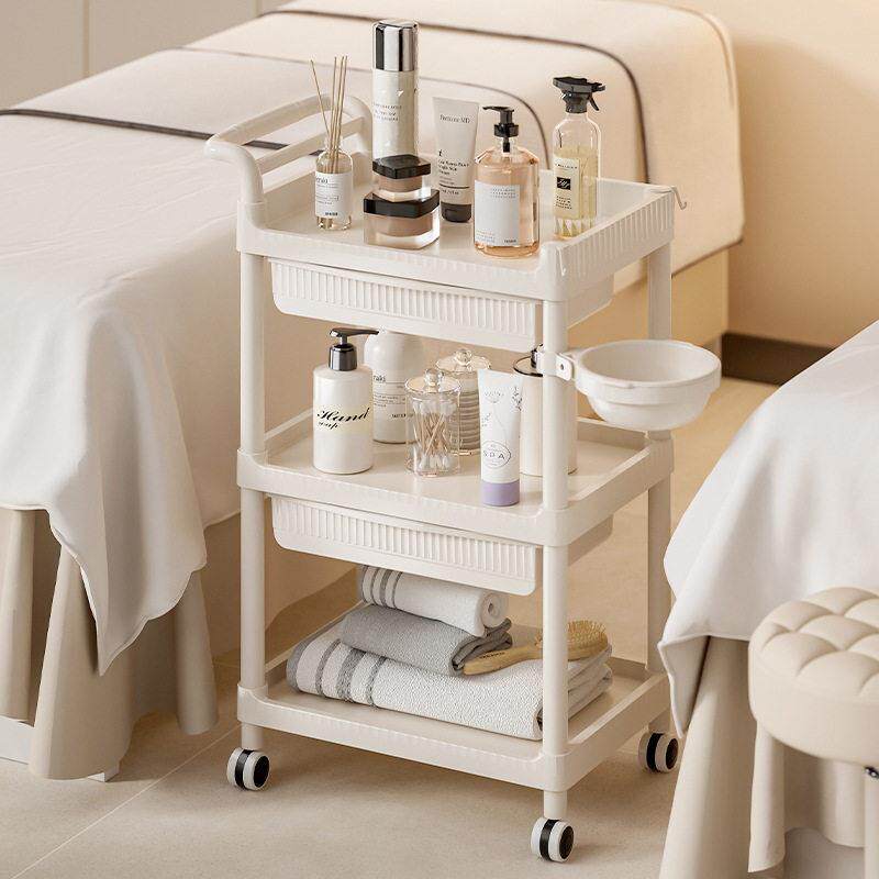 台式美容仪器美容院专用小推车小气泡底座支架移动工具车置物架