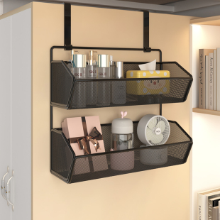 宿舍衣柜侧收纳挂篮寝室好物免打孔床头下铺置物架学生多层