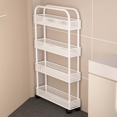 卫生间夹缝置物架门后收纳柜超窄