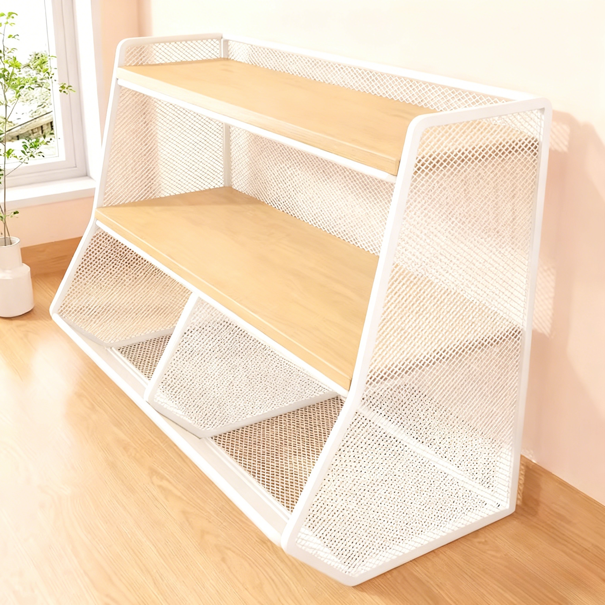 桌面置物架家用多层收纳架宿舍书桌分层整理架厨房茶几零食放置架