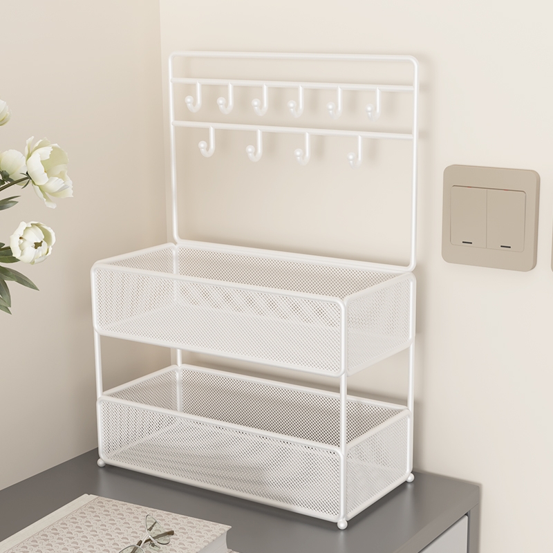 玄关钥匙收纳摆件进门入户门桌面收纳盒挂口罩入门门口鞋柜置物架