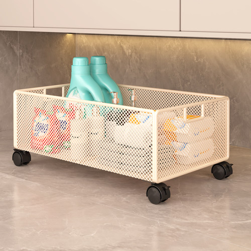 浴室柜下置物架卫生间收纳架可移动储物架洗衣机旁洗衣液神器架子