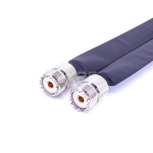 UHF公母转UHF公母扁平过窗/过门线射频同轴电缆同轴连接线RF跳线