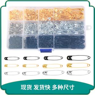 配件扣针多规格组合 跨境热销简约钢丝金属银色安全别针服装