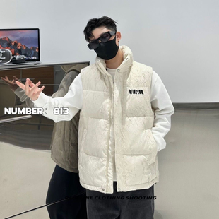 潮流百搭羽绒马甲秋冬装 时尚 男士 2025新款