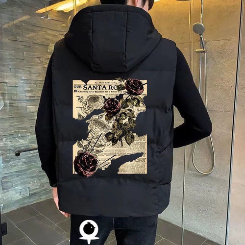 秋冬季棉马甲男韩版加厚宽松棉服青少年冬装外套坎肩背心马夹